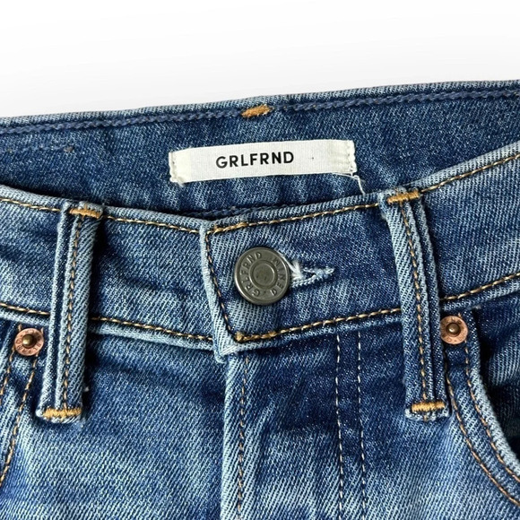 GRLFRND Karolina High-Rise Skinny Blue Midnight - Picture 6 of 10